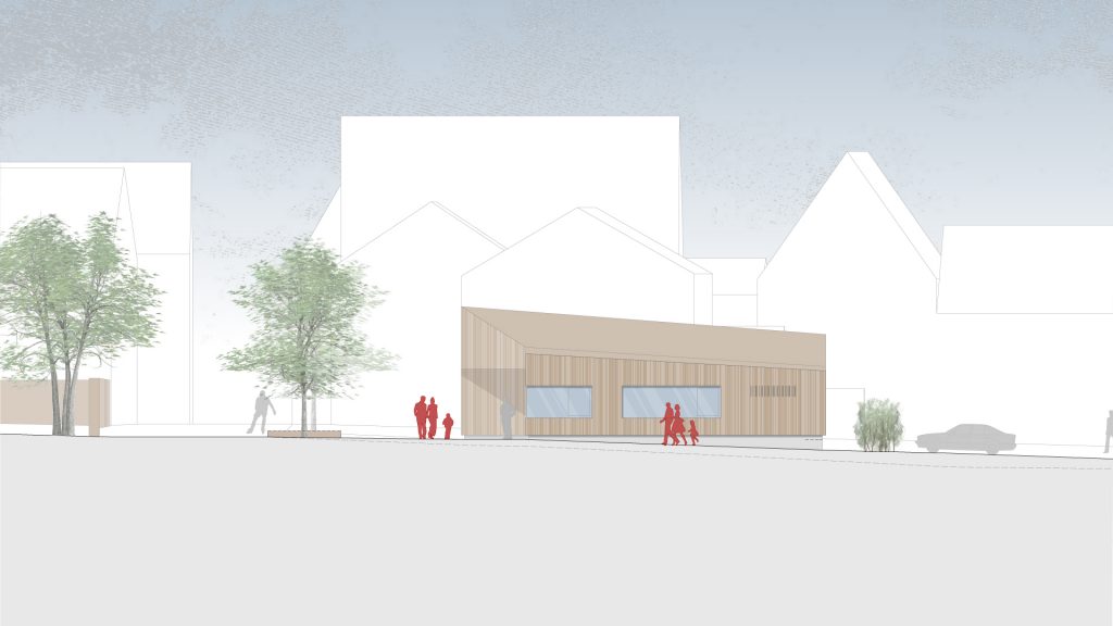 Gemeindezentrum Leutershausen Ansicht Nord